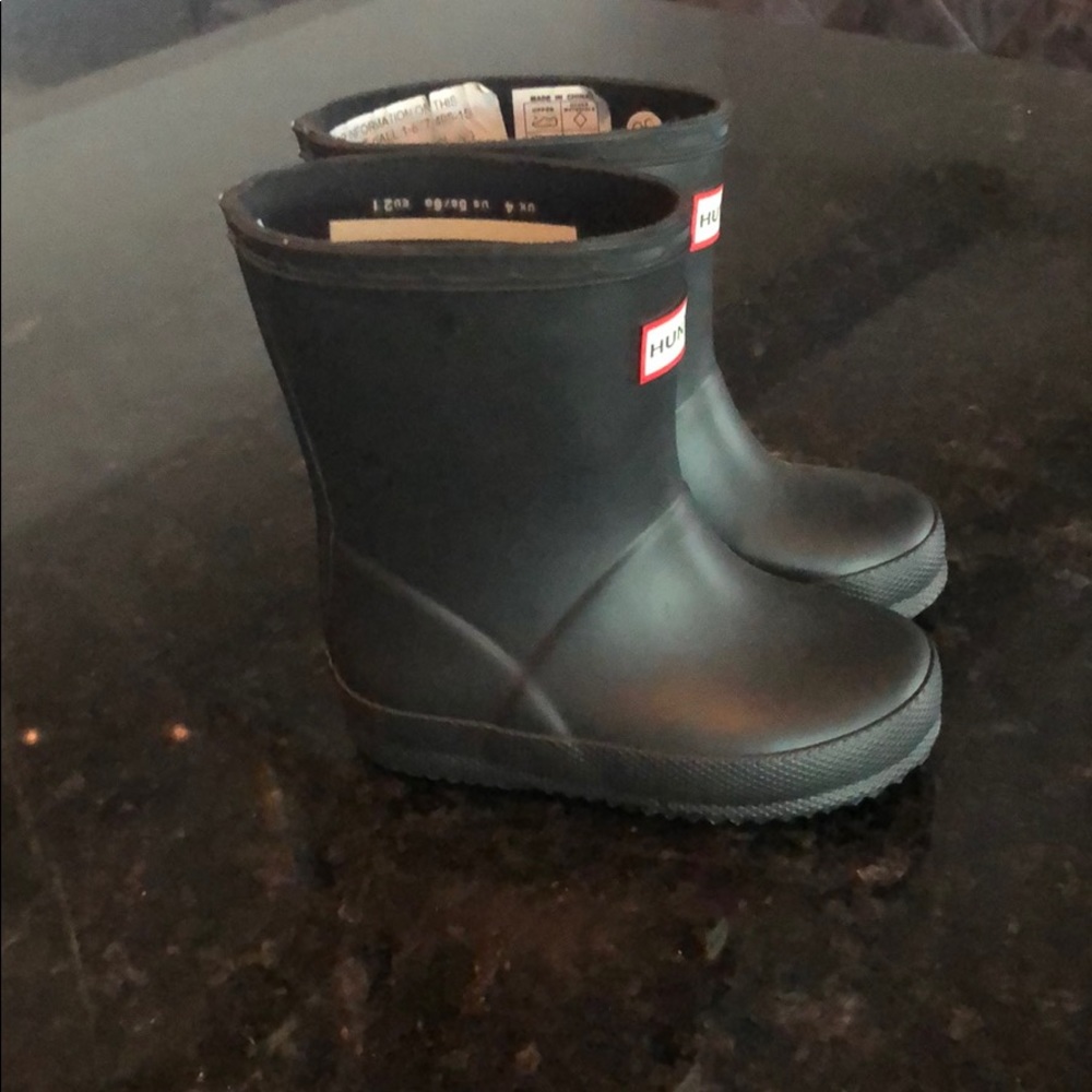Toddler  black Hunter Rain Boots size 5